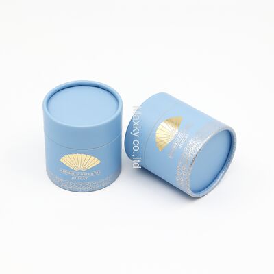 Customized eco-friendly food-grade round paper tube packaging, suitable for dried fruit/tea/coffee packaging containers.