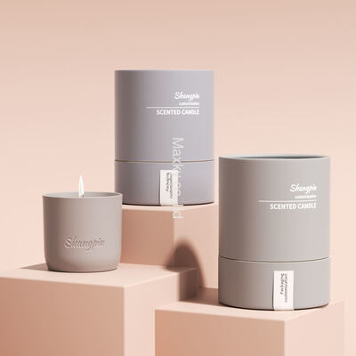 Customizable and recyclable CMYK printed cardboard tubes, custom cylindrical wax packaging tubes.