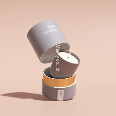 Customizable and recyclable CMYK printed cardboard tubes, custom cylindrical wax packaging tubes.