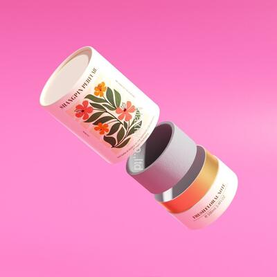 Cosmetic perfume bottles, exquisite paper tubes, cylindrical cardboard, environmentally friendly packaging tubes