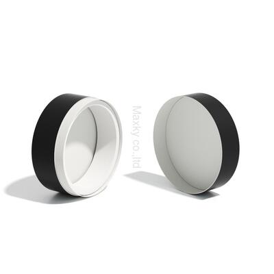 Custom Black Color Cylinder UV Printed Gift Paper Tube Unique Wax Paper Perfume Candle Craft Packaging