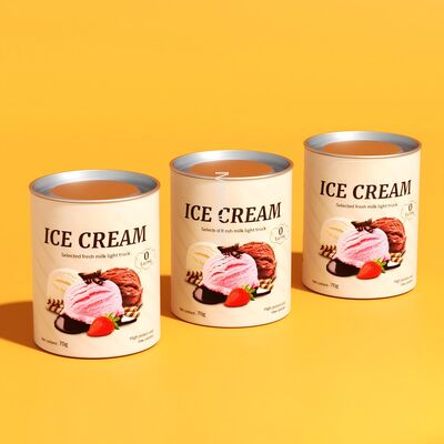 Custom printed food packaging tubes, high-quality kraft paper round tube packaging