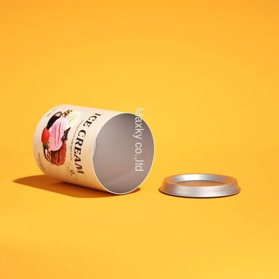 Custom printed food packaging tubes, high-quality kraft paper round tube packaging