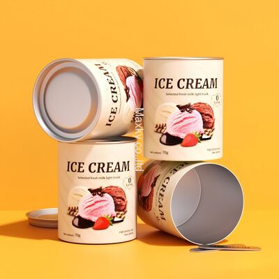 Custom printed food packaging tubes, high-quality kraft paper round tube packaging