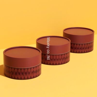 Biodegradable food-grade packaging baking cylindrical cake box cardboard tube