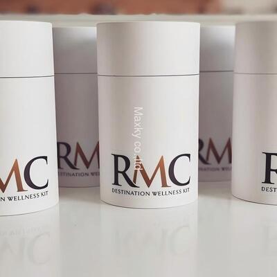 Luxury round cardboard food container tube box, suitable for tea packaging