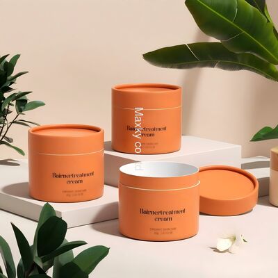 Customized tea logo printing, eco-friendly kraft paper tube packaging, round and exquisite gift packaging