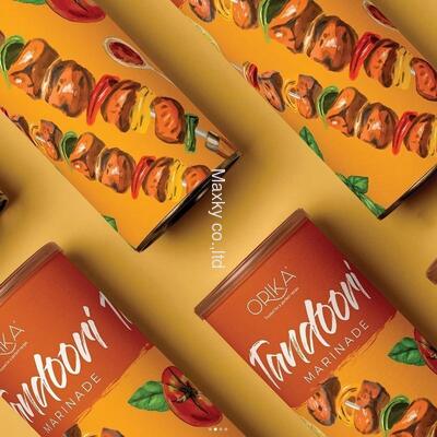 Round paper tubes with easy-tear lids, suitable for packaging food snacks and potato chips.