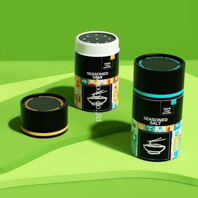 Food-grade powder kraft paper tube, high-quality aluminum foil, spice salt packaging tube with sieve