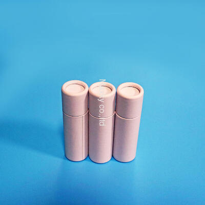 Kraft paper core packaging tube, biodegradable, deodorant, lip gloss, push-type paper lipstick tube
