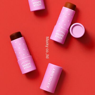 100% biodegradable and environmentally friendly cylindrical lip balm tube packaging