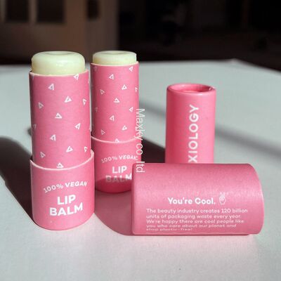 Biodegradable lip balm, deodorant, lipstick packaging, rotating paper tube packaging, cylindrical