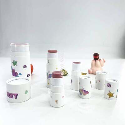 Custom-designed square empty deodorizing stick container, push-pull tube packaging, 50ml/75ml deodorizing stick.