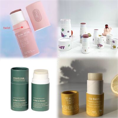 Empty deodorizing stick container, push-paper deodorizing tube, eco-friendly, can be used with lipstick.