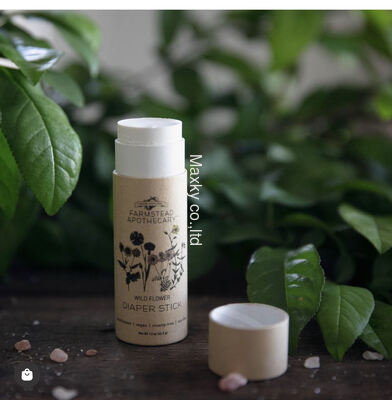 Eco-friendly kraft paper biodegradable lip balm tubes/lipstick tubes come in a variety of styles