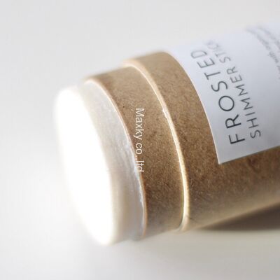 Customized fragrance deodorizing solid container rotating paper tube box, press-type lip balm stick packaging