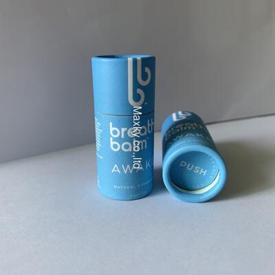 Antiperspirant and deodorant, pull-out packaging, refillable natural deodorant container