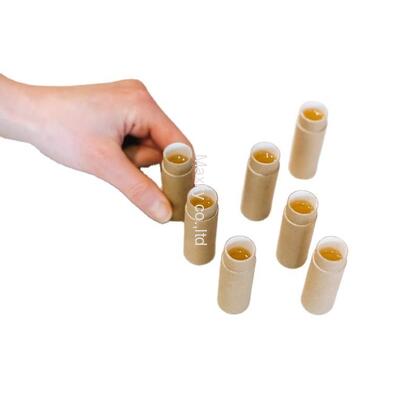 Customizable eco-friendly lipstick jars in a variety of colors