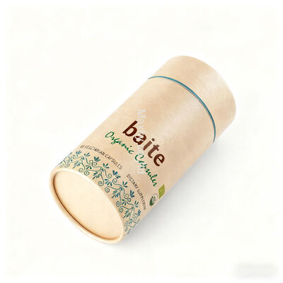 Recyclable and biodegradable paper tubes for pharmaceutical capsules