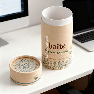 Recyclable and biodegradable paper tubes for pharmaceutical capsules