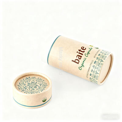 Recyclable and biodegradable paper tubes for pharmaceutical capsules