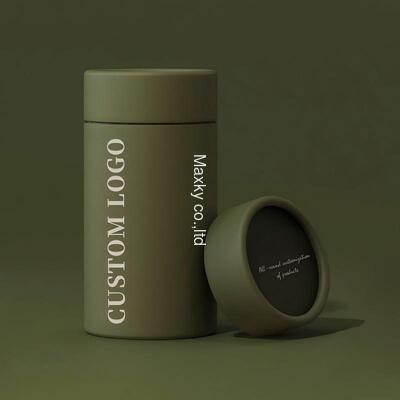 Customized recyclable cardboard packaging for food transport, cardboard coffee tubes and packaging boxes.