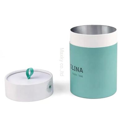 Biodegradable food-grade composite aluminum foil lined sealed paper tube canned chocolate packaging box