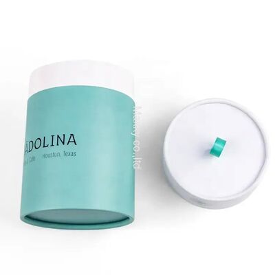 Biodegradable food-grade composite aluminum foil lined sealed paper tube canned chocolate packaging box