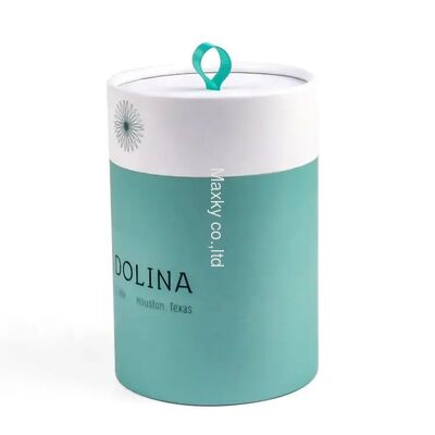 Biodegradable food-grade composite aluminum foil lined sealed paper tube canned chocolate packaging box