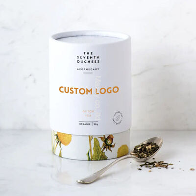 Custom-made umbrella-shaped foil-lined high-grade cardboard round packaging boxes