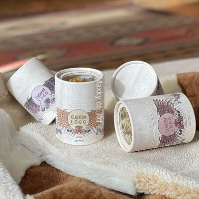 Aluminum foil lined cylindrical packaging boxes, cardboard tubes, round food paper tubes