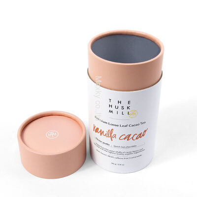 Stylish candy boxes, cylindrical tea and food boxes, cardboard gift boxes