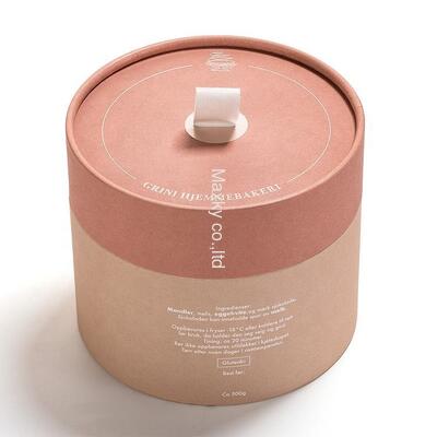 Silver-plated gold recyclable inner packaging for small gifts and cosmetic paper tubes