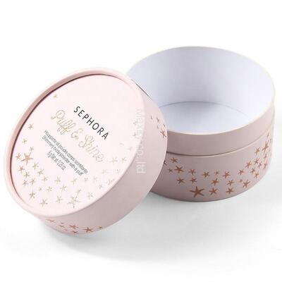 Cosmetic packaging containers, cylindrical paper tubes, suitable for loose powder, false eyelash