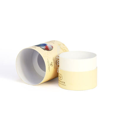 Recyclable and biodegradable paper tube cylindrical packaging boxes, suitable for cosmetics and gifts.