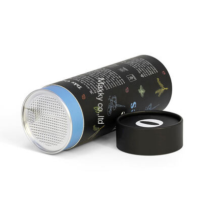 Cylindrical paper tea boxes, food-grade linerboard boxes, coffee powder paper packaging