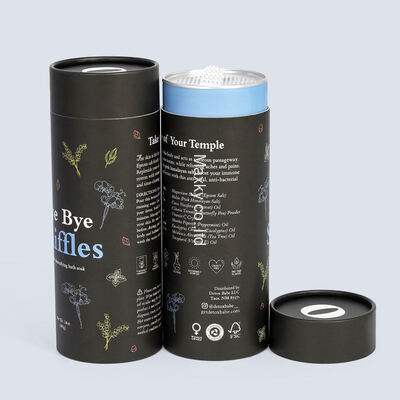 Cylindrical paper tea boxes, food-grade linerboard boxes, coffee powder paper packaging