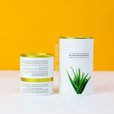 Customized printing of environmentally friendly paperboard, cylindrical boxes, and paper tube packaging