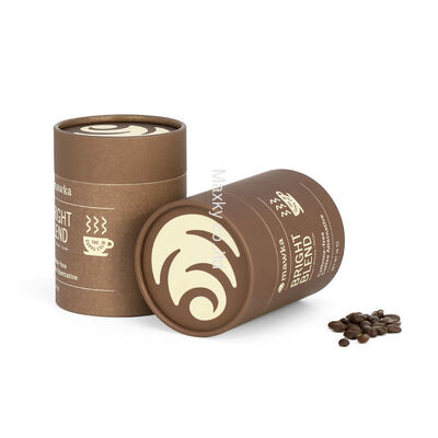 Food-grade paper tube round packaging box, suitable for packaging biscuits and other foods.