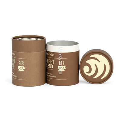 Food-grade paper tube round packaging box, suitable for packaging biscuits and other foods.