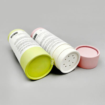 Food-grade cylindrical powder sieve, spice powder paper can/box, kraft paper shaker packaging