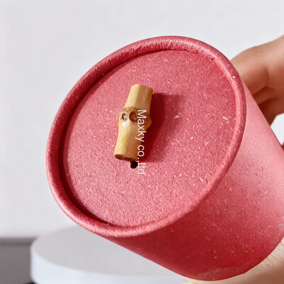 Deluxe biodegradable cylindrical packaging boxes suitable for coffee, tea, and loose tea; food-grade kraft paper tubes.
