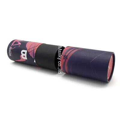 Customized biodegradable cylindrical paper tubes, suitable for high-end wine bottle gift packaging boxes.