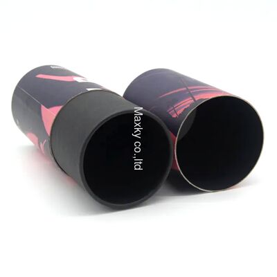 Customized biodegradable cylindrical paper tubes, suitable for high-end wine bottle gift packaging boxes.