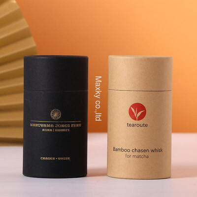 Ecofriendly Customize Size Craft Packaging Tea Paper Tube Cardboard Paper Tube Packaging for Tea Recyclable Kraft Paper Tube