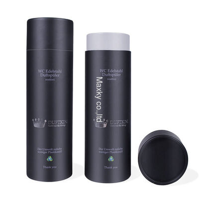 Custom sizes and colors of paper tube packaging suitable for cosmetic packaging