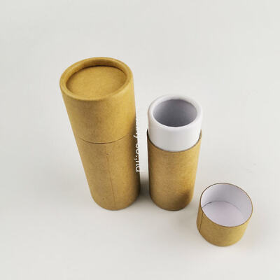 Kraft paper containers, small cardboard tubes, and paper tube packaging are suitable for travel.