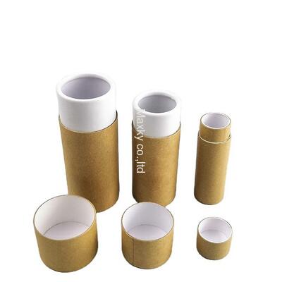 Kraft paper containers, small cardboard tubes, and paper tube packaging are suitable for travel.