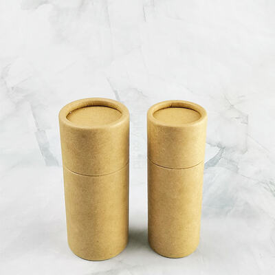 Kraft paper containers, small cardboard tubes, and paper tube packaging are suitable for travel.