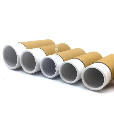 Customized skincare essential oil paper tube packaging; purple or other desired colors are available.